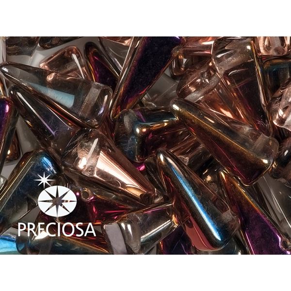 Preciosa VILLA Perlen 6x13 mm (6 St) Pyramide 00030 29501