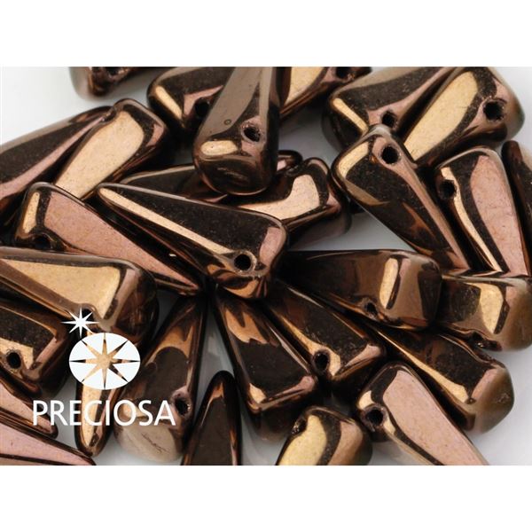 Preciosa VILLA Perlen 6x13 mm (6 St) Pyramide 23980 14415