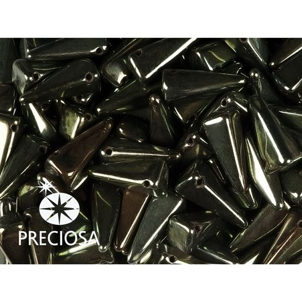 Preciosa VILLA Perlen 6x13 mm (6 St) Pyramide 23980 14495