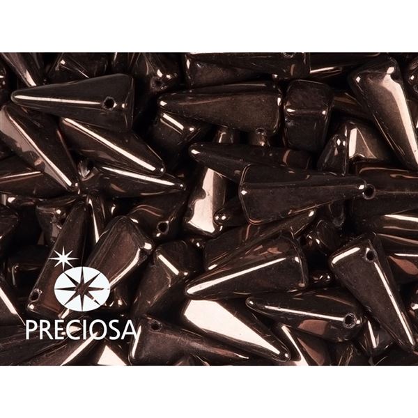 Preciosa VILLA Perlen 6x13 mm (6 St) Pyramide 23980 15726