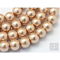 Wachsperlen O4 mm Beige VO4030