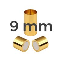 Magnetbefestigung GOLD Chirurgischer Stahl 9 mm