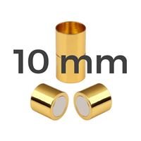 Magnetbefestigung GOLD Chirurgischer Stahl 10 mm