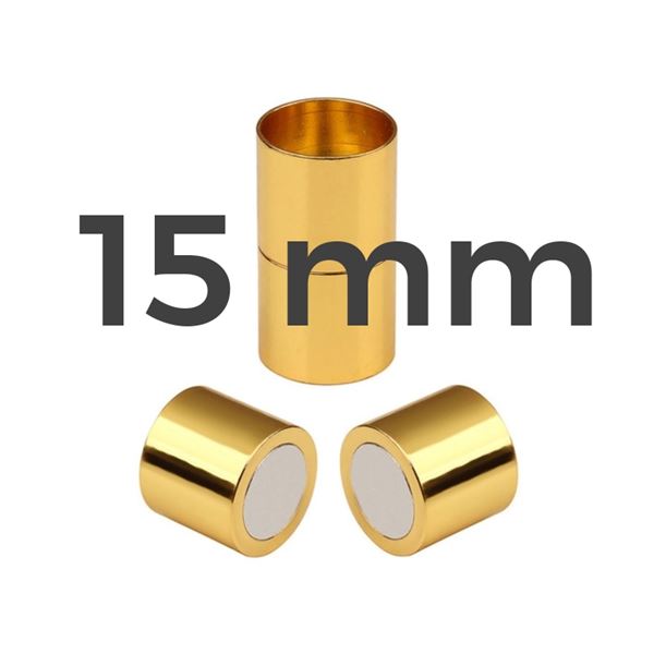 Magnetbefestigung GOLD Chirurgischer Stahl 15 mm