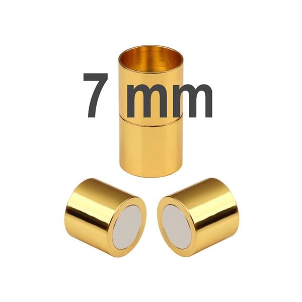 Magnetbefestigung GOLD Chirurgischer Stahl 7 mm