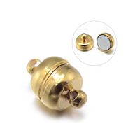 Magnetischer Verschluss 11x7 mm gold