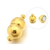 Magnetischer Verschluss 17x8 mm (Loch 1 mm) GOLD