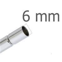 Magnetischer Verschluss Platin Loch 6 mm