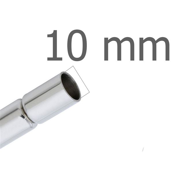 Magnetischer Verschluss Platin Loch 10 mm