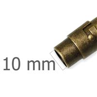 Magnetischer Verschluss mit Sicherung ALTMESSING (Loch 10 mm)
