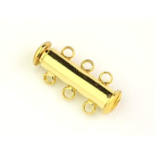 Magnetischer Verschluss  Gold 2x3 �sen