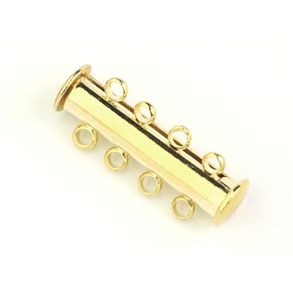 Magnetischer Verschluss  Gold 2x4 �sen