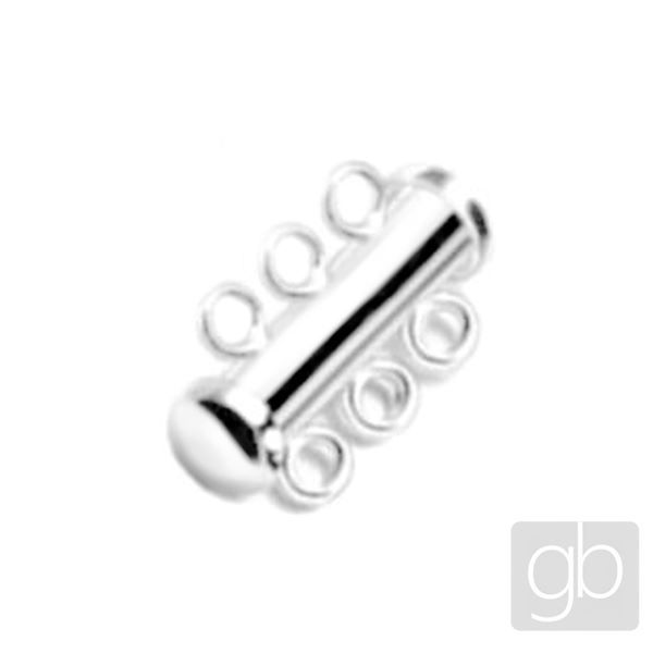 Magnetverschluss SILBER (2 x 3 �sen) 