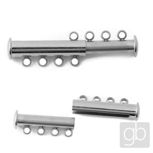 Magnetverschluss SILBER (2 x 3 �sen) 