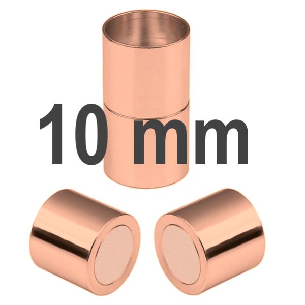 Magnetischer Verschluss Goldrosa 10 mm