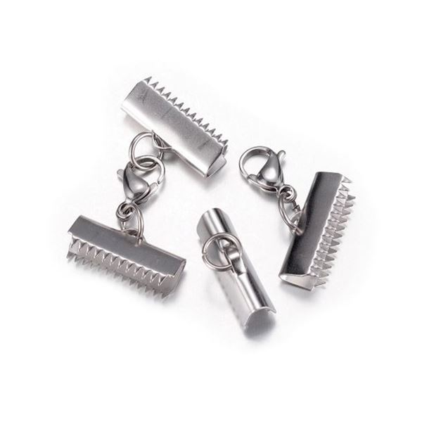 Karabiner Schlie�e mit Endung Chirurgenstahl 20x40 mm