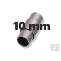 Magnetverschluss Chirurgenstahl Platin MAT 10 mm