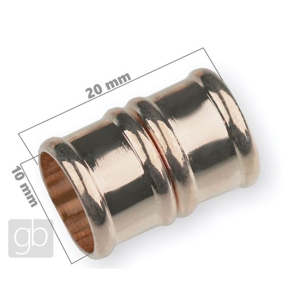 Magnetverschluss RoseGold Loch 10 mm ZAP0242