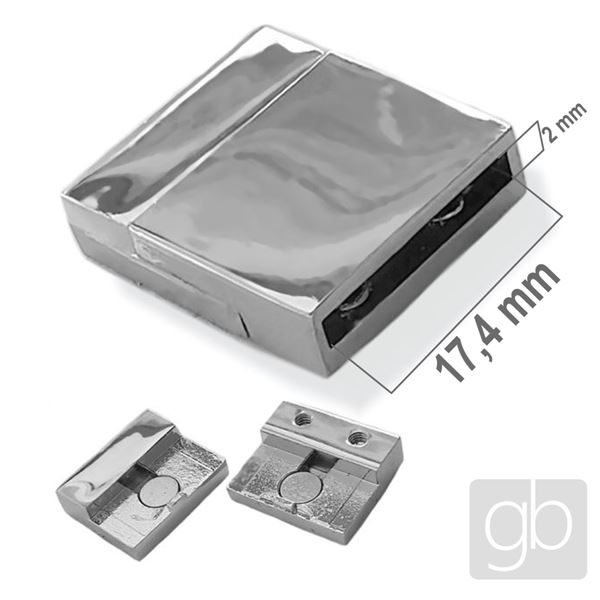 Magnetischer Verschluss PLATINE 24 x 20 x 6 mm