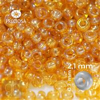 Preciosa Rocailles 11/0 2,1 mm Gelb 11050 50 g